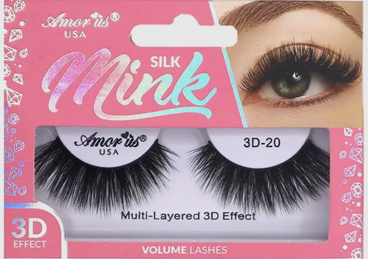 3D-20 Silk Mink Eyelashes